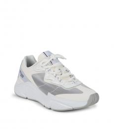 White Colorblock Sneakers