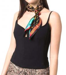 Versace Jeans Couture Multi Color Printed Scarf