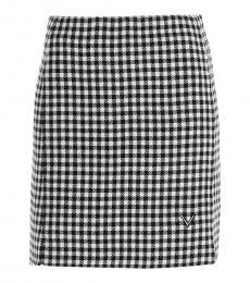 Blackwhite Gingham Skirt