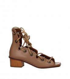 Stella McCartney Brown Leather Heels