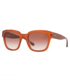 DKNY Brown Square Sunglasses