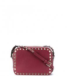 Valentino Garavani Cherry Rockstud Mini Crossbody Bag