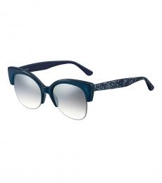 Jimmy Choo Blue Cat Eye Sunglasses