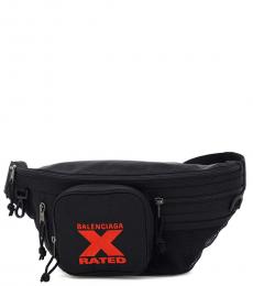 Black Explorer Large Crossbody Bag