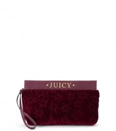 Juicy Couture Red Velvet Wristlet