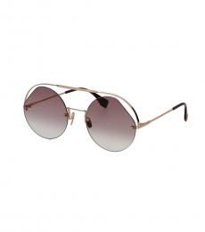 Fendi Pink Round Sunglasses