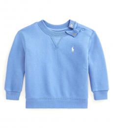 Ralph Lauren Baby Boys Deep Blue Fleece Sweatshirt