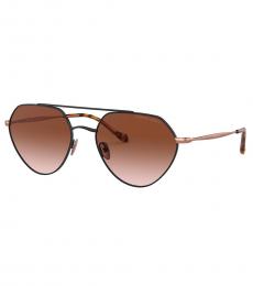 Giorgio Armani Brown Marshal Sunglasses