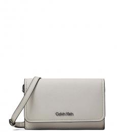 Calvin Klein Grey Key Item Mini Crossbody Bag