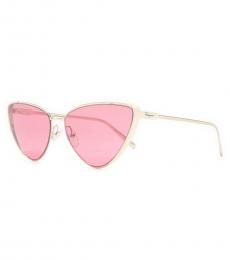 Pink Oversize Cat Eye Sunglasses