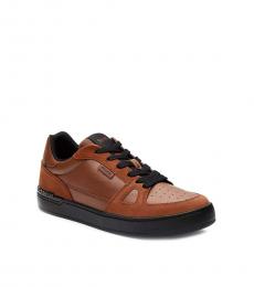 Coach Brown Clip Court Sneakers