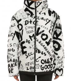 Dolce & Gabbana Blackwhite Reversible Padded Jacket