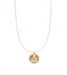 Pale Gold Signture Pearl Ball Necklace