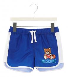 Moschino Little Boys Blue Beach Shorts