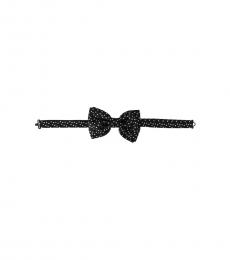 Dolce & Gabbana Black Polka Dots Butterfly Bow Tie