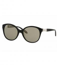 Moschino Black Round Sunglasses