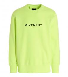 Givenchy Neon Green Logo sweatshirt