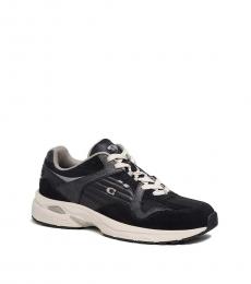 Coach Black Lace Up Sneakers