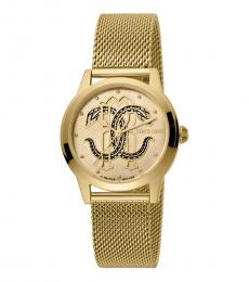 Roberto Cavalli Golden Signature Dial Watch