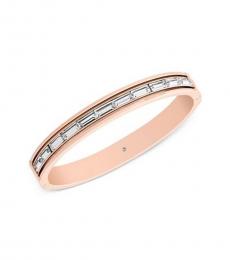 Michael Kors Rose Gold Baguette Crystals Bracelet