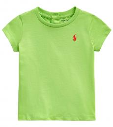 Baby Girls Kiwi Lime Jersey T-Shirts