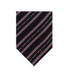 Navy Blue Regimental Stripe Tie