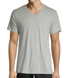 Calvin Klein Grey 3-Pack V-Neck T-Shirt