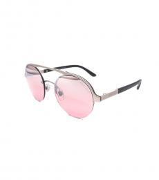 Giorgio Armani Pink Mirror Gradient Sunglasses