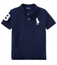Ralph Lauren Little Boys French Navy Big Pony Polo