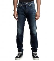 True Religion Midnight Indigo Rocco Relaxed Skinny Jeans
