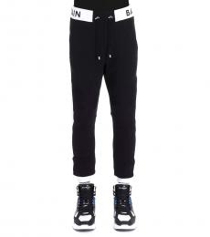 Balmain Blackwhite Colorblock Logo Jogger
