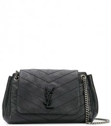 Saint Laurent Black Nolita Medium Shoulder Bag