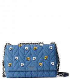 Kate Spade Denim Briar Lane Quilted Medium Shoulder Bag