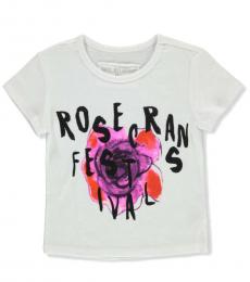 True Religion Little Girls White Graphic T-Shirt