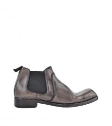 Dolce & Gabbana Brown Leather Ankle Boots