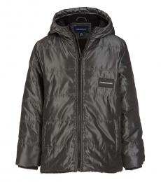 Calvin Klein Boys Dark Grey Elevated Bubble Jacket