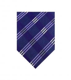 Blue Stripe Slim Tie
