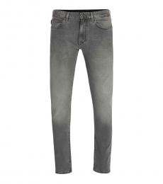 Calvin Klein Light Grey Regular Fit Jeans