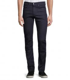 Versace Collection Navy Blue Regular-Fit Jeans