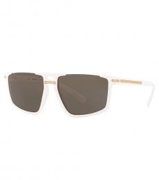 Versace White Brown Classic Sunglasses