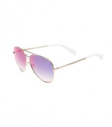 Multi-Color Oversize Aviator Sunglasses