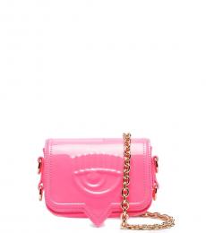 Chiara Ferragni Pink Eyelike Mini Crossbody Bag