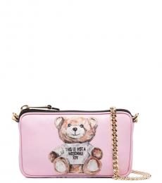 Light Pink Teddy Mini Shoulder Bag