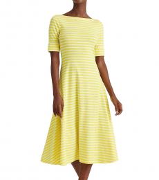 Ralph Lauren Yellow Flare Dress