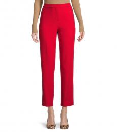 BCBGMaxazria Red Ankle Pants