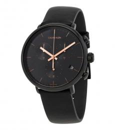 Calvin Klein Black Highno Chronograph Dial Watch
