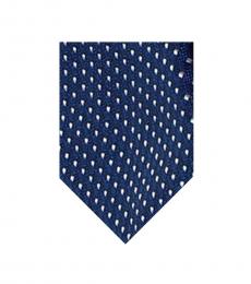 Hugo Boss Dark Blue Small Square Pattern Tie