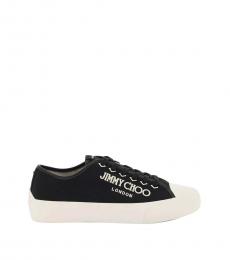 Jimmy Choo Black Side Logo Sneakers