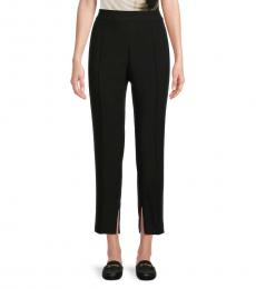 DKNY Black Slit Cropped Pants
