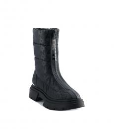 DKNY Black Zip Up Winter Boots